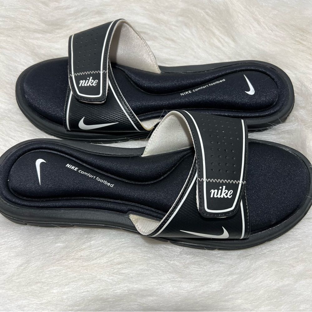 Nike Comfort Slide Memory Foam Black Women's Slide/Flip Flop/Sandal -- 11 - Picture 4 of 12